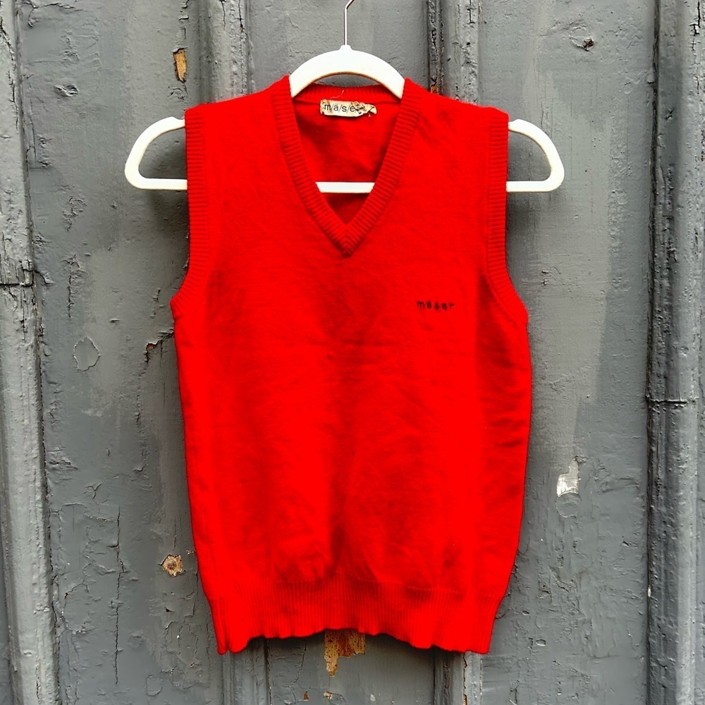Vintage Mäser Wool Sweater vest, size M